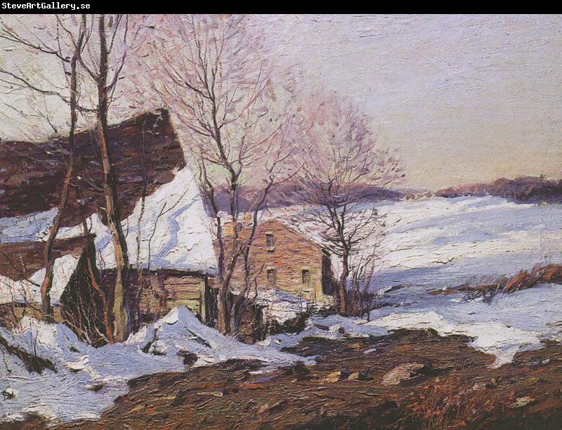 George M Bruestle Barns in Winter